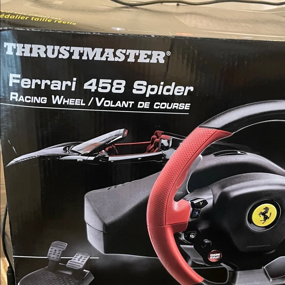 Ferrari 458 Spider Racing Wheel - Red and Black - Picture 2 of 9